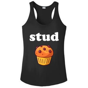 Stud Muffin Meaningful Gift Ladies PosiCharge Competitor Racerback Tank