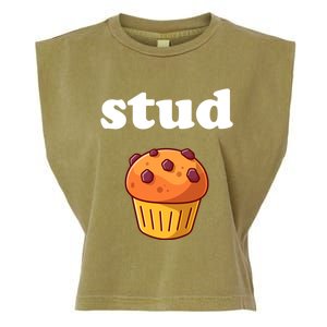 Stud Muffin Meaningful Gift Garment-Dyed Women's Muscle Tee