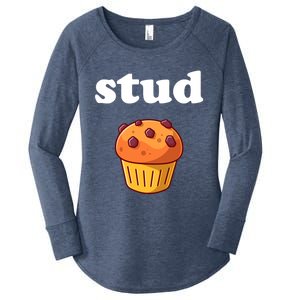 Stud Muffin Meaningful Gift Women's Perfect Tri Tunic Long Sleeve Shirt