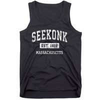 Seekonk Massachusetts Ma Vintage Sports Established Tank Top