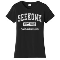 Seekonk Massachusetts Ma Vintage Sports Established Women's T-Shirt