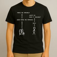 Sudo Make Me Popcorn - Funny Programming Jokes T-Shirt