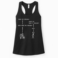 Sudo Make Me Popcorn - Funny Programming Jokes Womens Tank Top