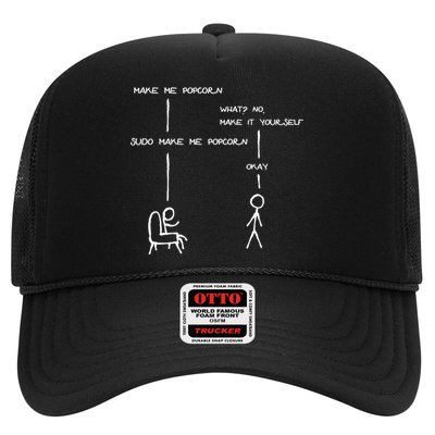Sudo Make Me Popcorn - Funny Programming Jokes Trucker Hat