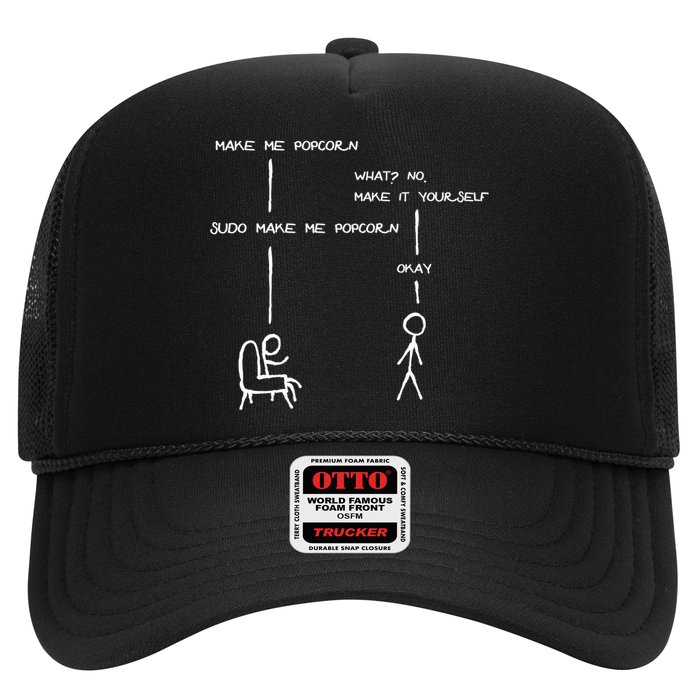 Sudo Make Me Popcorn - Funny Programming Jokes Trucker Hat