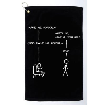 Sudo Make Me Popcorn - Funny Programming Jokes Golf Towel