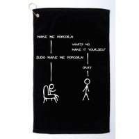 Sudo Make Me Popcorn - Funny Programming Jokes Golf Towel