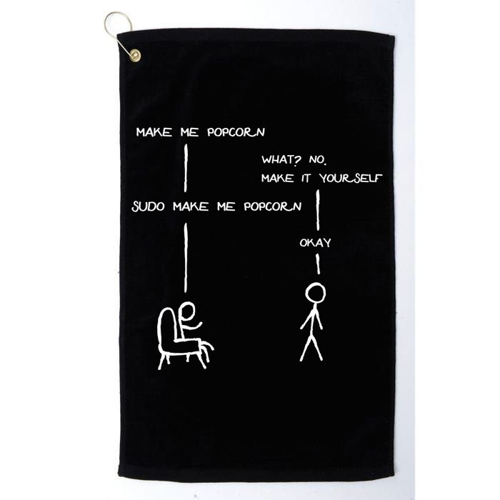 Sudo Make Me Popcorn - Funny Programming Jokes Golf Towel