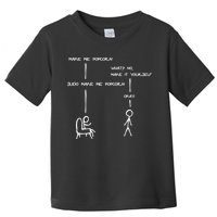 Sudo Make Me Popcorn - Funny Programming Jokes Toddler T-Shirt