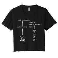 Sudo Make Me Popcorn - Funny Programming Jokes Crop Top