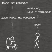 Sudo Make Me Popcorn - Funny Programming Jokes Vector Backpack