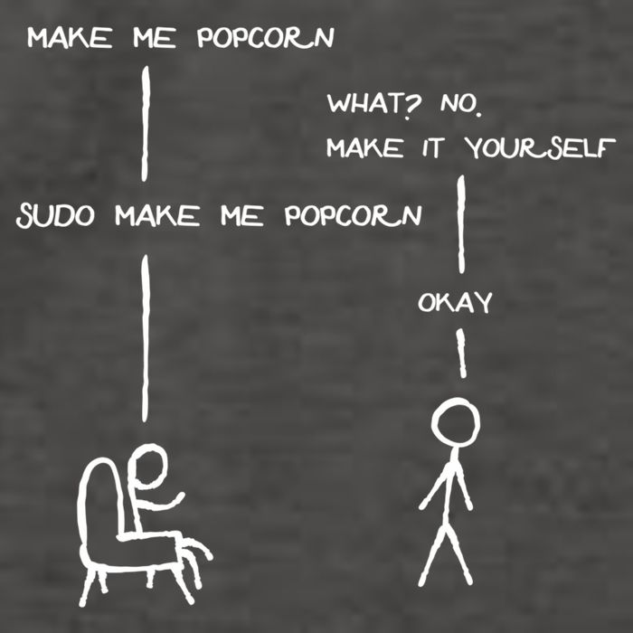 Sudo Make Me Popcorn - Funny Programming Jokes Vector Backpack
