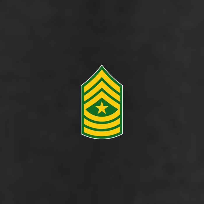 Sergeant Major Military Badge Cool Comfort Performance Bucket Hat
