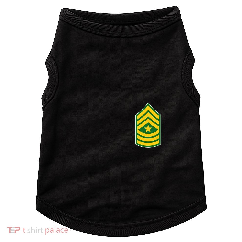 Sergeant Major Military Badge Doggie Tank