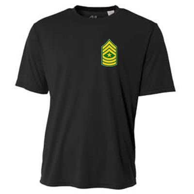 Sergeant Major Military Badge Cooling Performance Crew T-Shirt