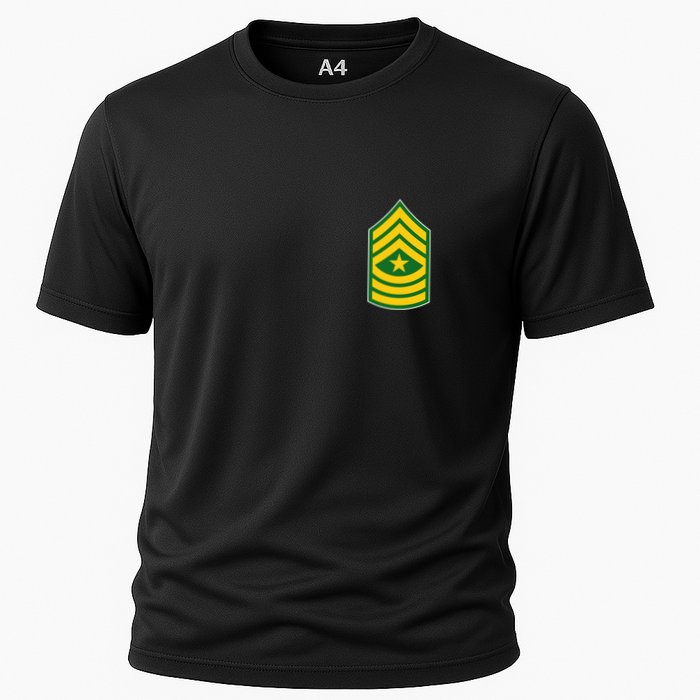 Sergeant Major Military Badge Cooling Performance Crew T-Shirt
