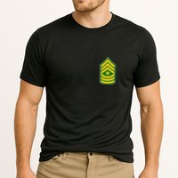 Sergeant Major Military Badge Cooling Performance Crew T-Shirt