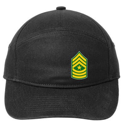 Sergeant Major Military Badge 7-Panel Snapback Hat
