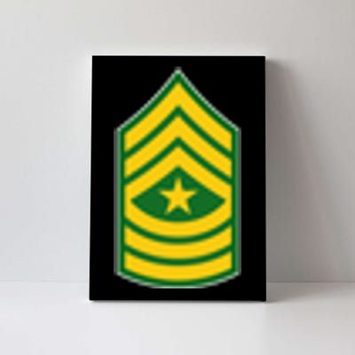 Sergeant Major Military Badge Canvas