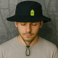 Sergeant Major Military Badge Bucket Hat