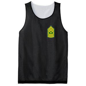 Sergeant Major Military Badge Mesh Reversible Basketball Jersey Tank