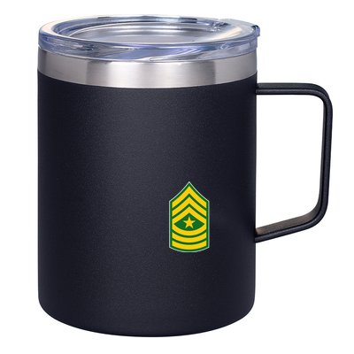 Sergeant Major Military Badge 12oz Stainless Steel Coffee Mug