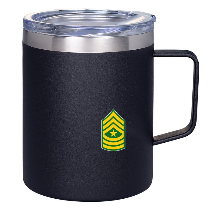 Sergeant Major Military Badge 12oz Stainless Steel Coffee Mug