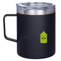 Sergeant Major Military Badge 12oz Stainless Steel Coffee Mug
