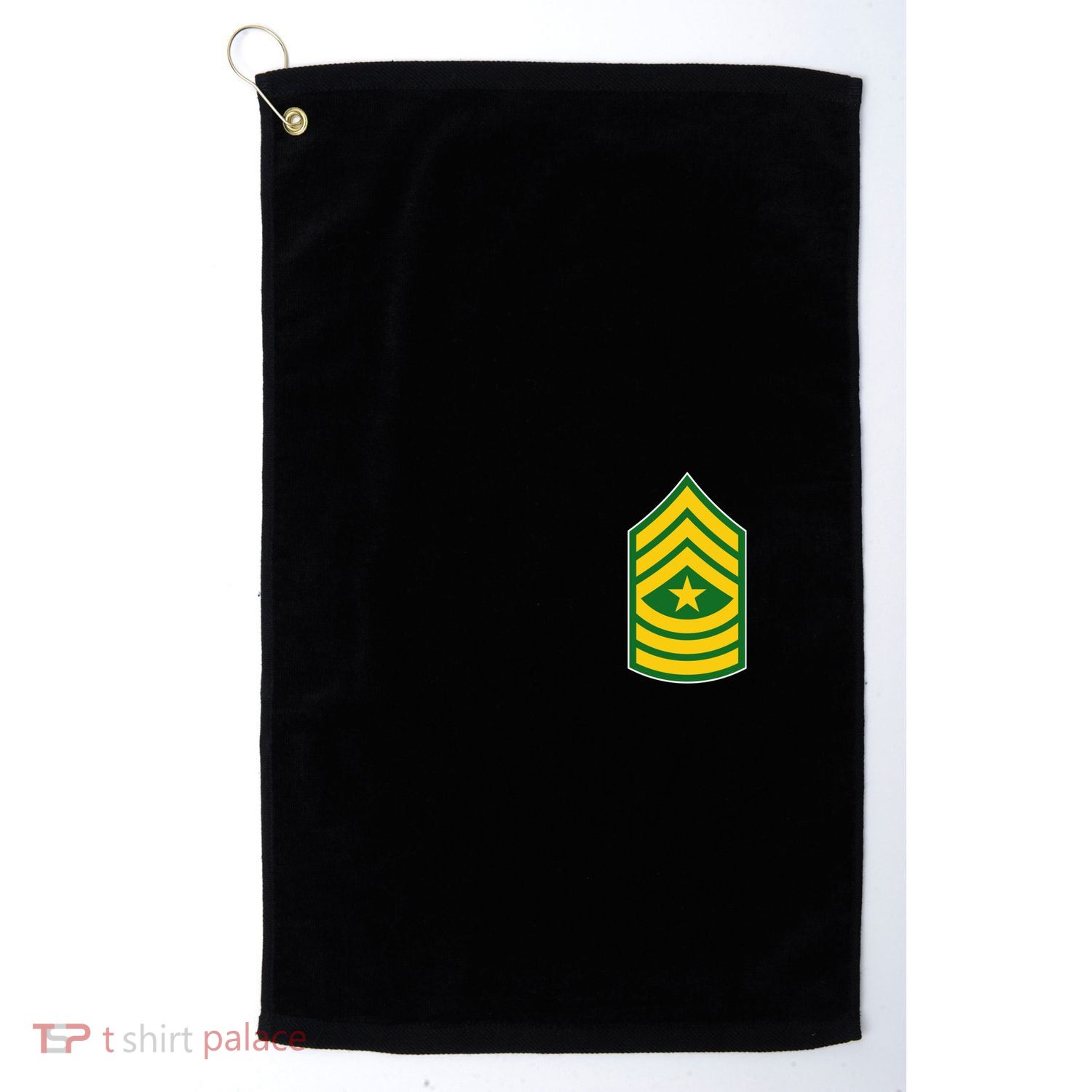 Sergeant Major Military Badge Golf Towel