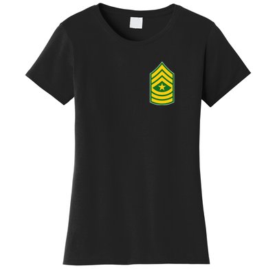 Sergeant Major Military Badge Women's T-Shirt