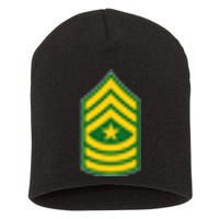 Sergeant Major Military Badge Short Acrylic Beanie