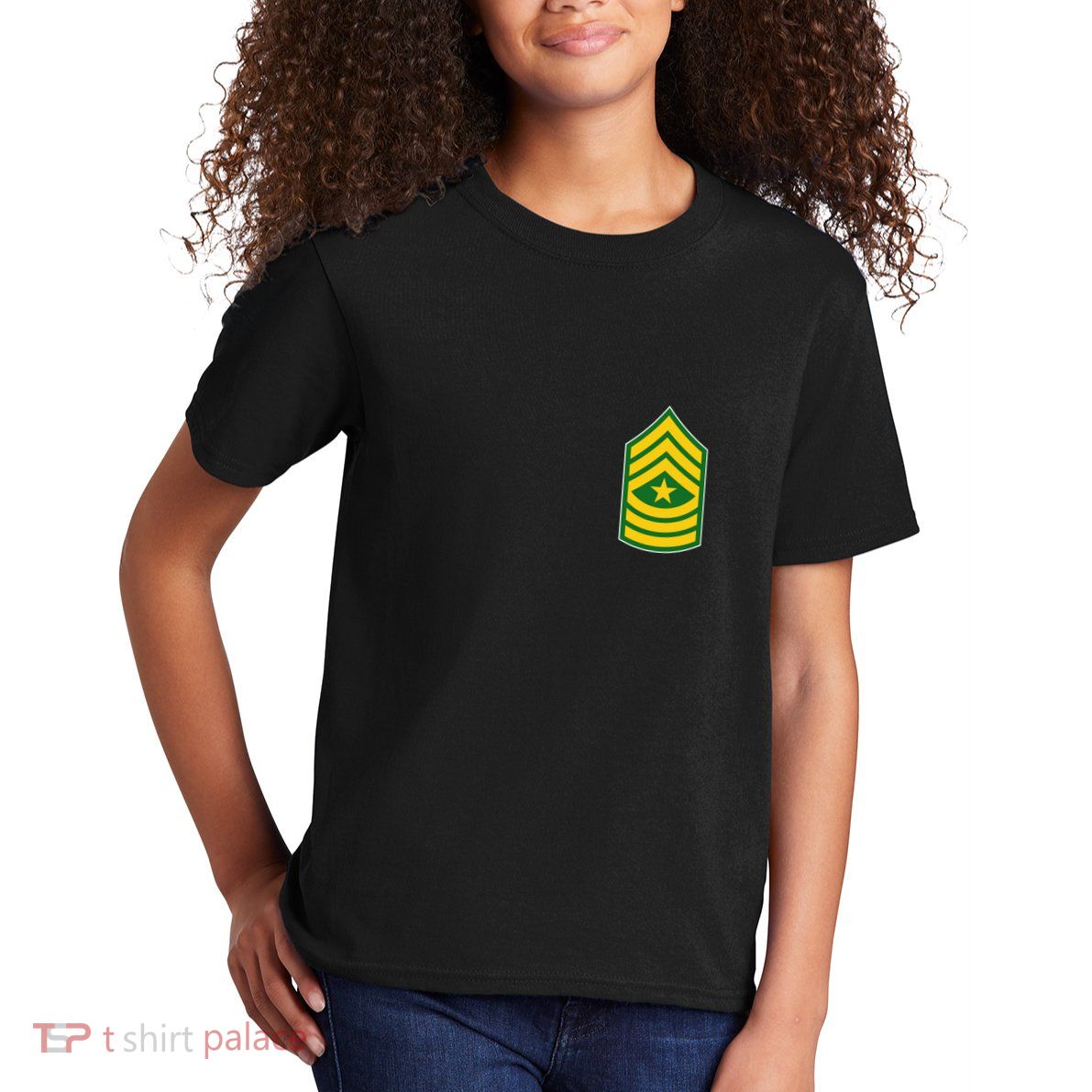 Sergeant Major Military Badge Kids T-Shirt
