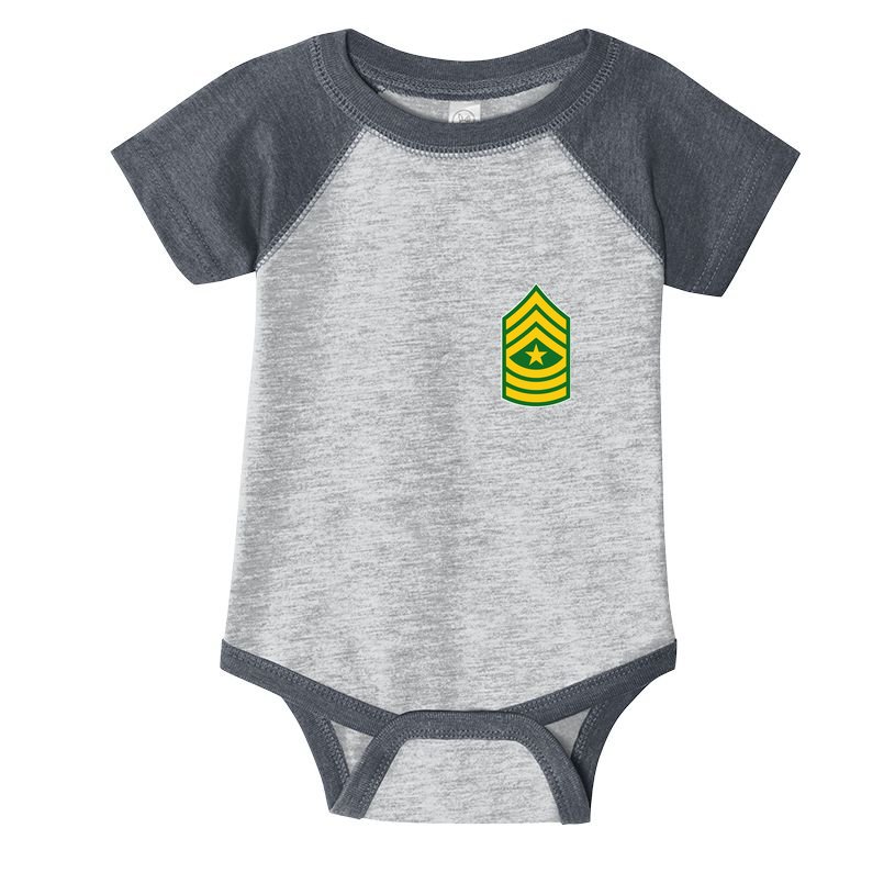 Sergeant Major Military Badge Infant Baby Jersey Bodysuit