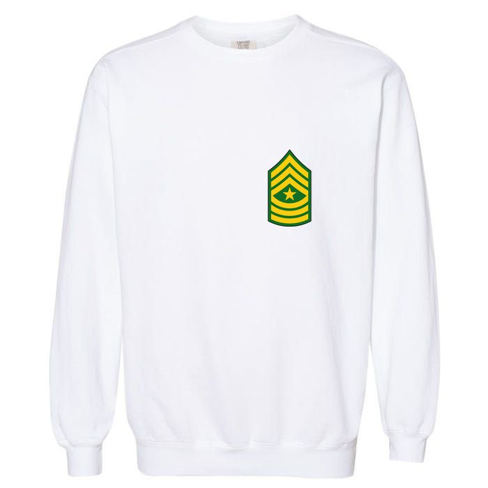 Sergeant Major Military Badge Garment-Dyed Sweatshirt