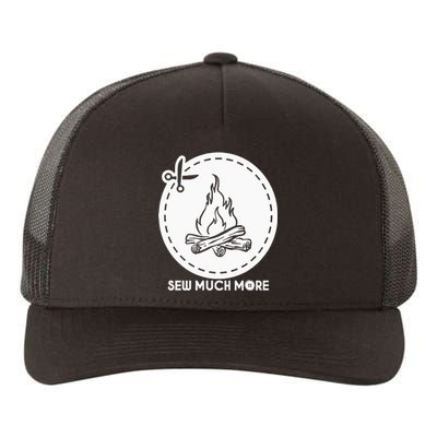 Sew Much More Summer Summer Camp Red Fire Yupoong Adult 5-Panel Trucker Hat