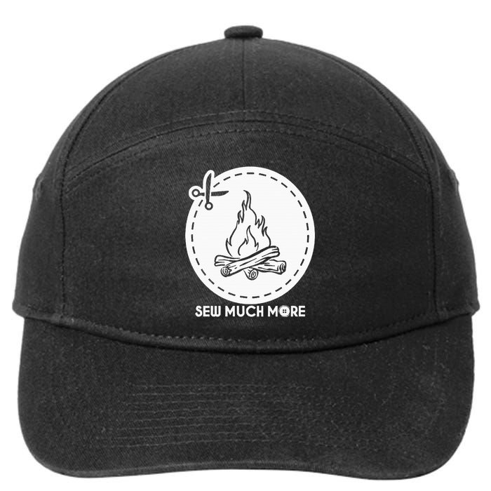 Sew Much More Summer Summer Camp Red Fire 7-Panel Snapback Hat