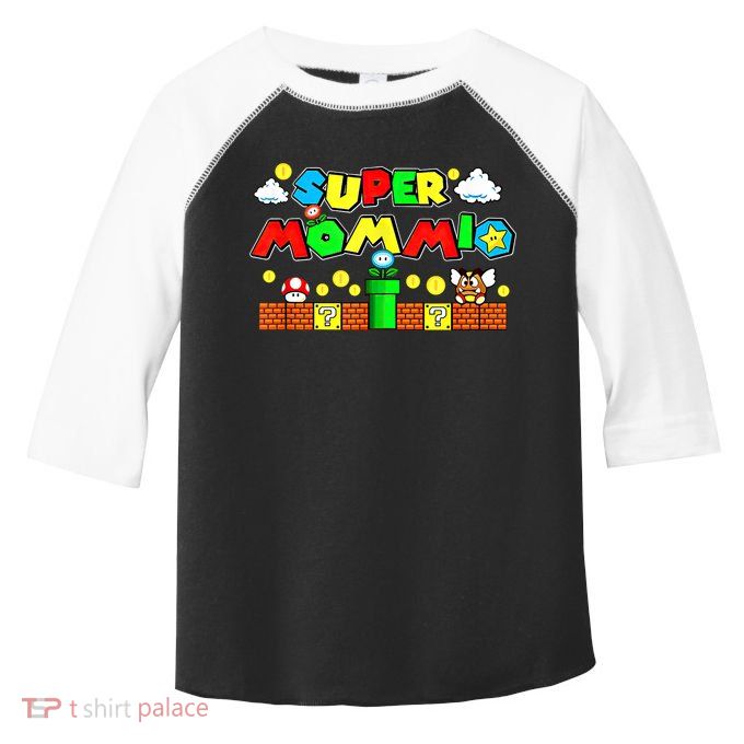Super Mommio Mommy Mother Nerdy Video Gaming Love Meaningful Gift Toddler Fine Jersey T-Shirt