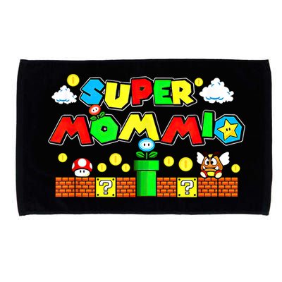 Super Mommio Mommy Mother Nerdy Video Gaming Love Meaningful Gift Microfiber Hand Towel
