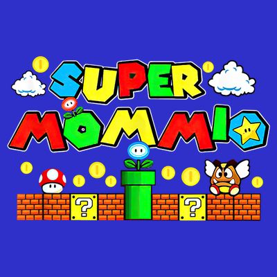 Super Mommio Mommy Mother Nerdy Video Gaming Love Meaningful Gift T-Shirt