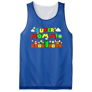 Super Mommio Mommy Mother Nerdy Video Gaming Love Meaningful Gift Mesh Reversible Basketball Jersey Tank