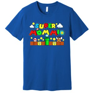 Super Mommio Mommy Mother Nerdy Video Gaming Love Meaningful Gift Premium T-Shirt