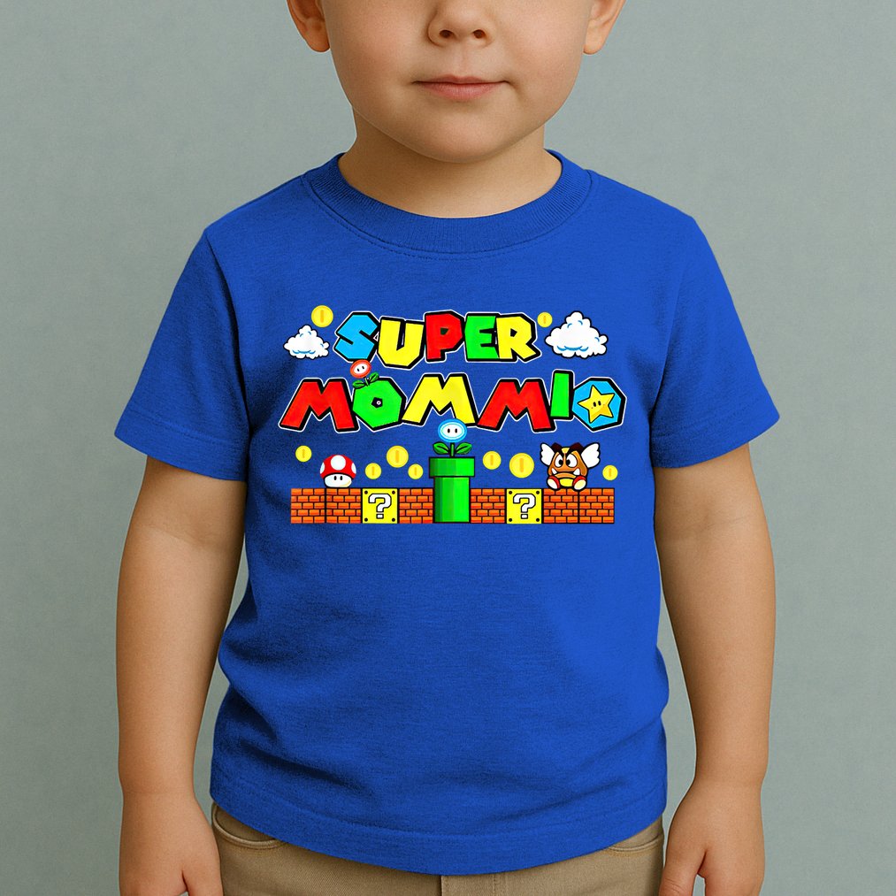 Super Mommio Mommy Mother Nerdy Video Gaming Love Meaningful Gift Toddler T-Shirt