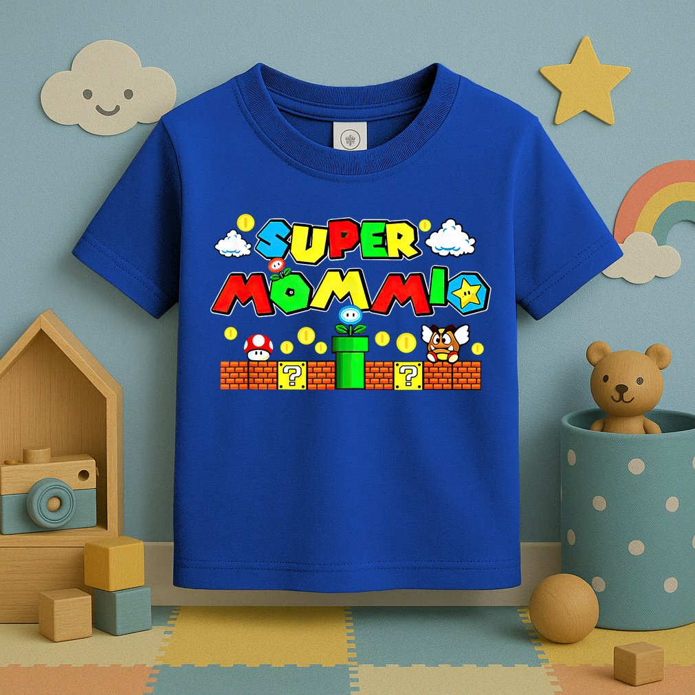 Super Mommio Mommy Mother Nerdy Video Gaming Love Meaningful Gift Toddler T-Shirt