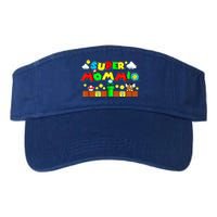 Super Mommio Mommy Mother Nerdy Video Gaming Love Meaningful Gift Valucap Bio-Washed Visor