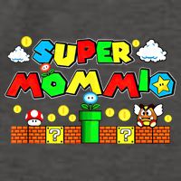 Super Mommio Mommy Mother Nerdy Video Gaming Love Meaningful Gift Vector Backpack
