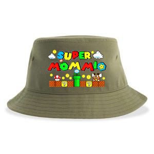 Super Mommio Mommy Mother Nerdy Video Gaming Love Meaningful Gift Sustainable Bucket Hat