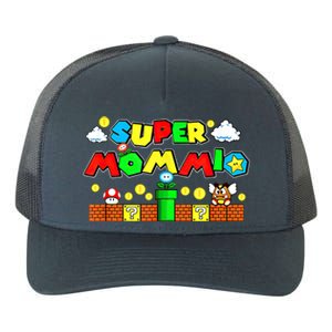 Super Mommio Mommy Mother Nerdy Video Gaming Love Meaningful Gift Yupoong Adult 5-Panel Trucker Hat