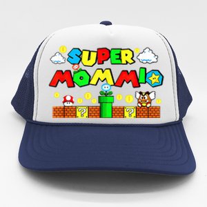 Super Mommio Mommy Mother Nerdy Video Gaming Love Meaningful Gift Trucker Hat