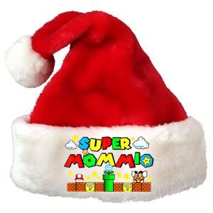 Super Mommio Mommy Mother Nerdy Video Gaming Love Meaningful Gift Premium Christmas Santa Hat