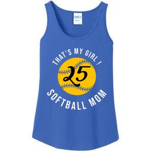 Softball Mom Mothers Day Funny Gift Proud Mommy Thats My Funny Gift Ladies Essential Tank